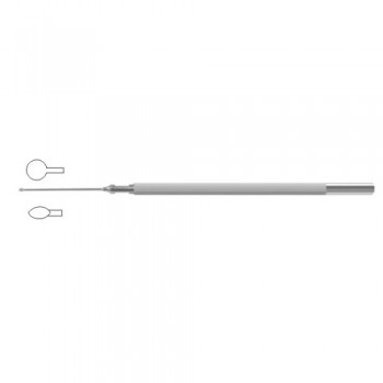 Blumenthal Conjunctiva Dissector With Blunt Disc Shaped Tip Stainless Steel, 13 cm - 5"